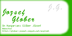 jozsef glober business card